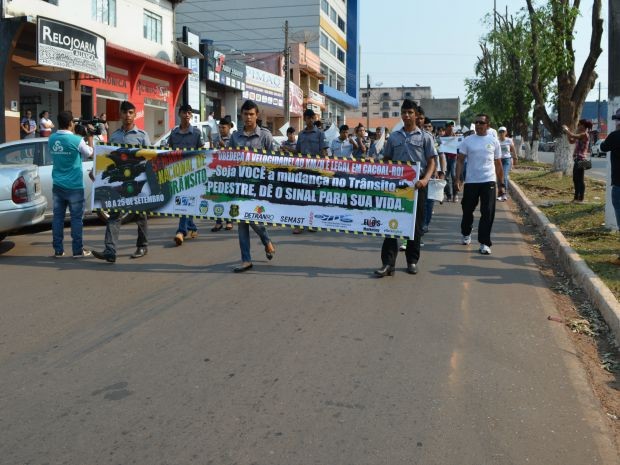 CAMINHADA PELA PAZ ABRIRÁ SEMANA NACIONAL DE TRÂNSITO EM CACOAL - News Rondônia