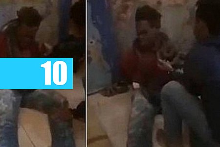 POLICIAL PÕE COBRA EM VOLTA DO PESCOÇO DE SUSPEITO DE FURTO PARA FAZÊ-LO CONFESSAR - VÍDEO - News Rondônia