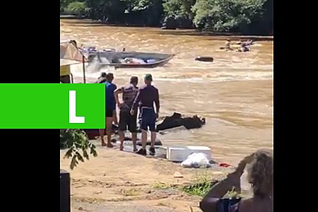 BARCO DESGOVERNADO GERA PÂNICO DURANTE EVENTO NO RIO MOGI GUAÇU - VEJA VÍDEO - News Rondônia