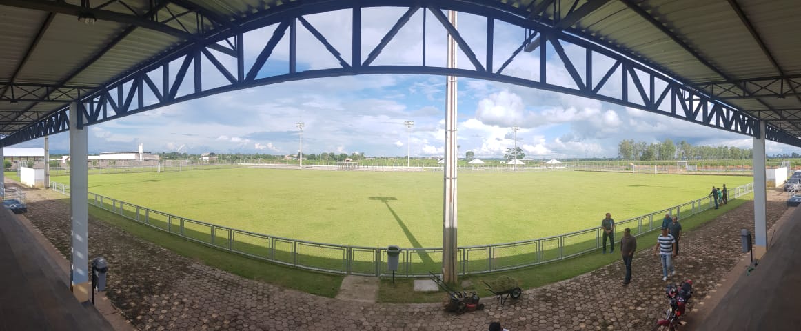 DIRETORIA DO RONDONIENSE CONHECE ESTRUTURA DO ESTÁDIO MUNICIPAL DE JACI PARANÁ - News Rondônia