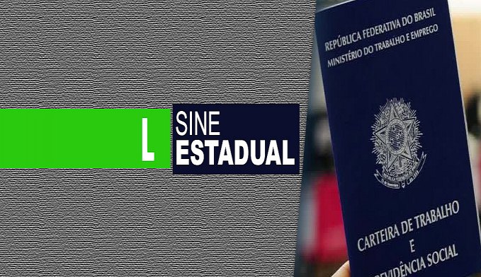 👉 SINE ESTADUAL - PORTO VELHO: OPORTUNIDADE DE EMPREGO PARA 14.02.2019 - News Rondônia
