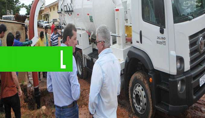 NOVA AQUISIÇÃO - PREFEITO HILDON CHAVES VISITA SEMUSB ONDE VISTORIA NOVO CAMINHÃO 'TATUZÃO' - News Rondônia