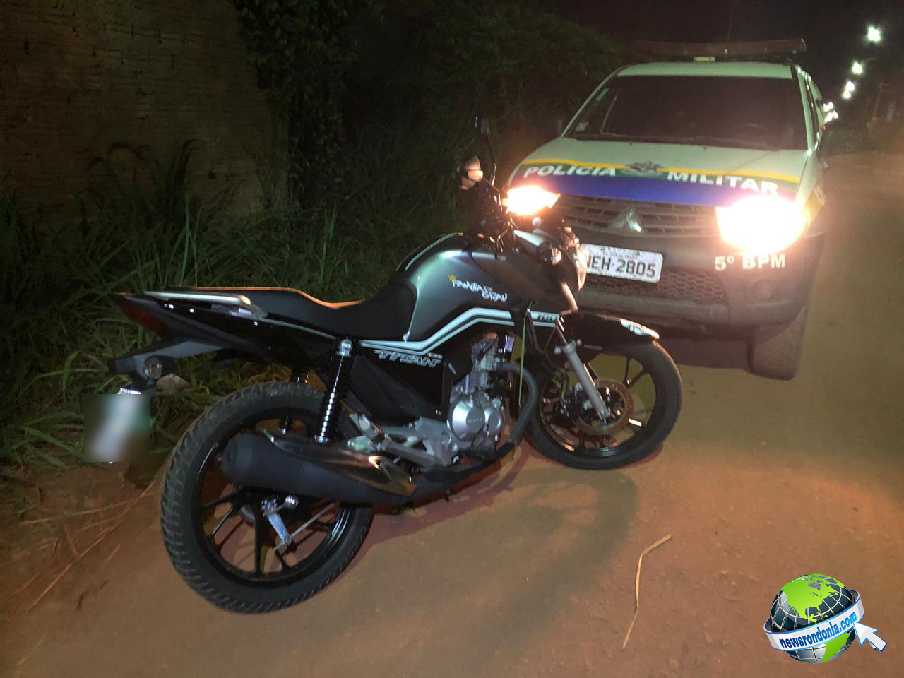 RASTREADA: BANDIDOS ROUBAM MOTO NO CRISTAL DA CALAMA E ABANDONAM NO BAIRRO JARDIM SANTANA - News Rondônia
