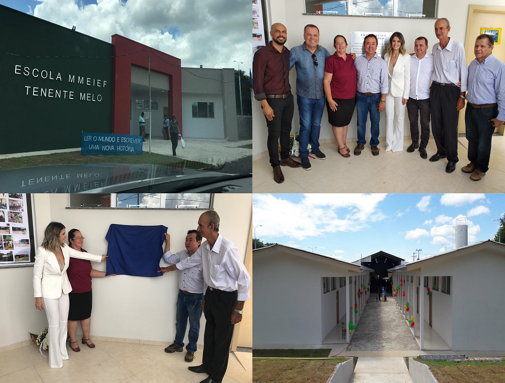 JUSTIÇA DO TRABALHO ENTREGA NOVA ESCOLA TENENTE MELO NA VILA SÃO LOURENÇO EM VILHENA - News Rondônia