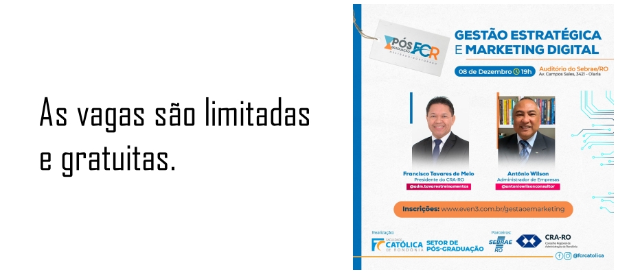 Faculdade Católica de Rondônia promove palestra com o tema Gestão Estratégica e Marketing Digital - News Rondônia