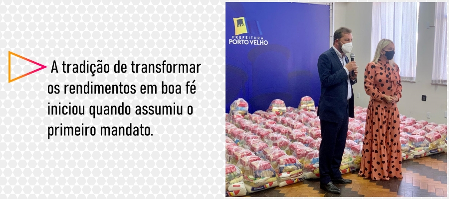 Hildon anuncia doação de sacolões comprados com salário de prefeito: 300 famílias beneficiadas - News Rondônia