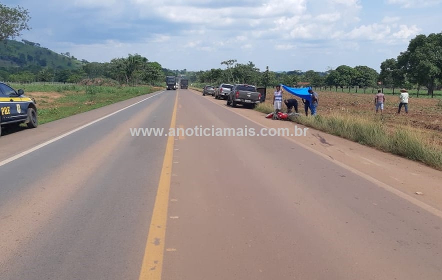JARU  MOTOCICLISTA DE THEOBROMA MORRE APÓS ACIDENTE ENVOLVENDO CAMINHONETE NA BR-364 - News Rondônia