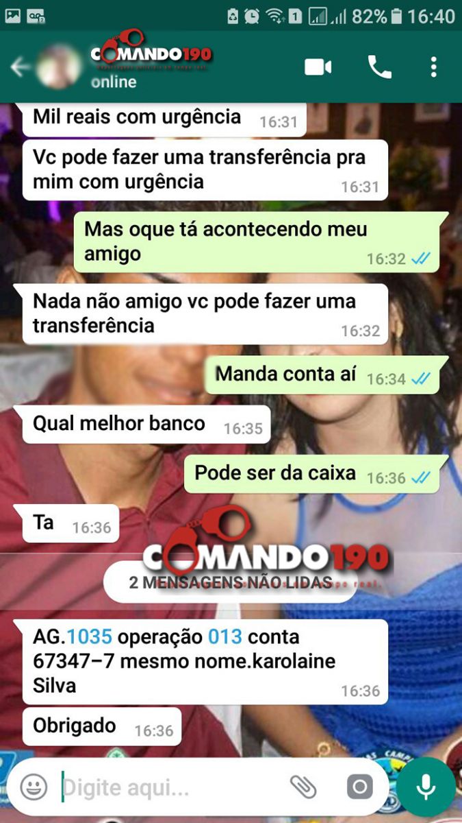 CUIDADO - GOLPE CLONA CELULAR E USA O WHATSAPP PARA PEDIR DINHEIRO EM SEU NOME - News Rondônia