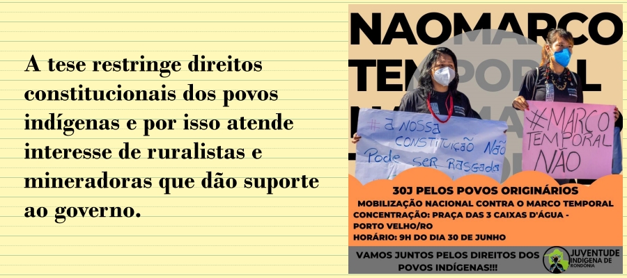 Manifestação indígena vai acontecer na Praça das Três Caixas DÁgua, às 9 horas, na capital - News Rondônia