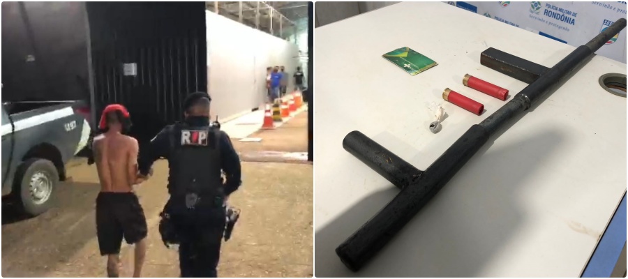 Suspeito é preso com arma caseira após ameaçar o irmão na zona leste da capital - News Rondônia