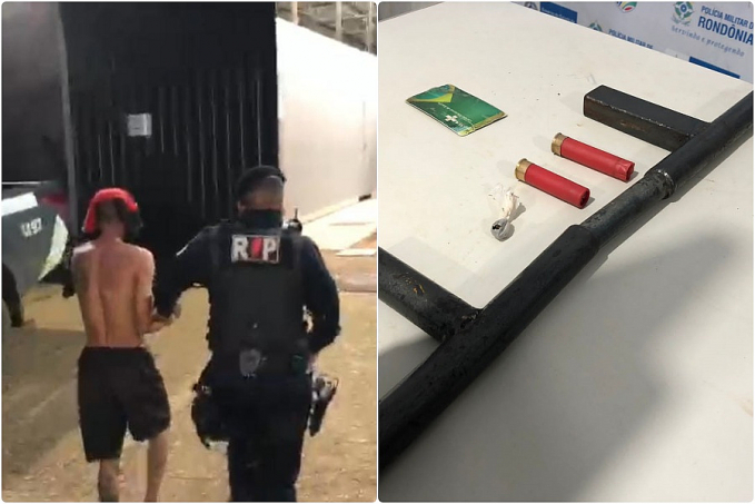 Suspeito é preso com arma caseira após ameaçar o irmão na zona leste da capital - News Rondônia
