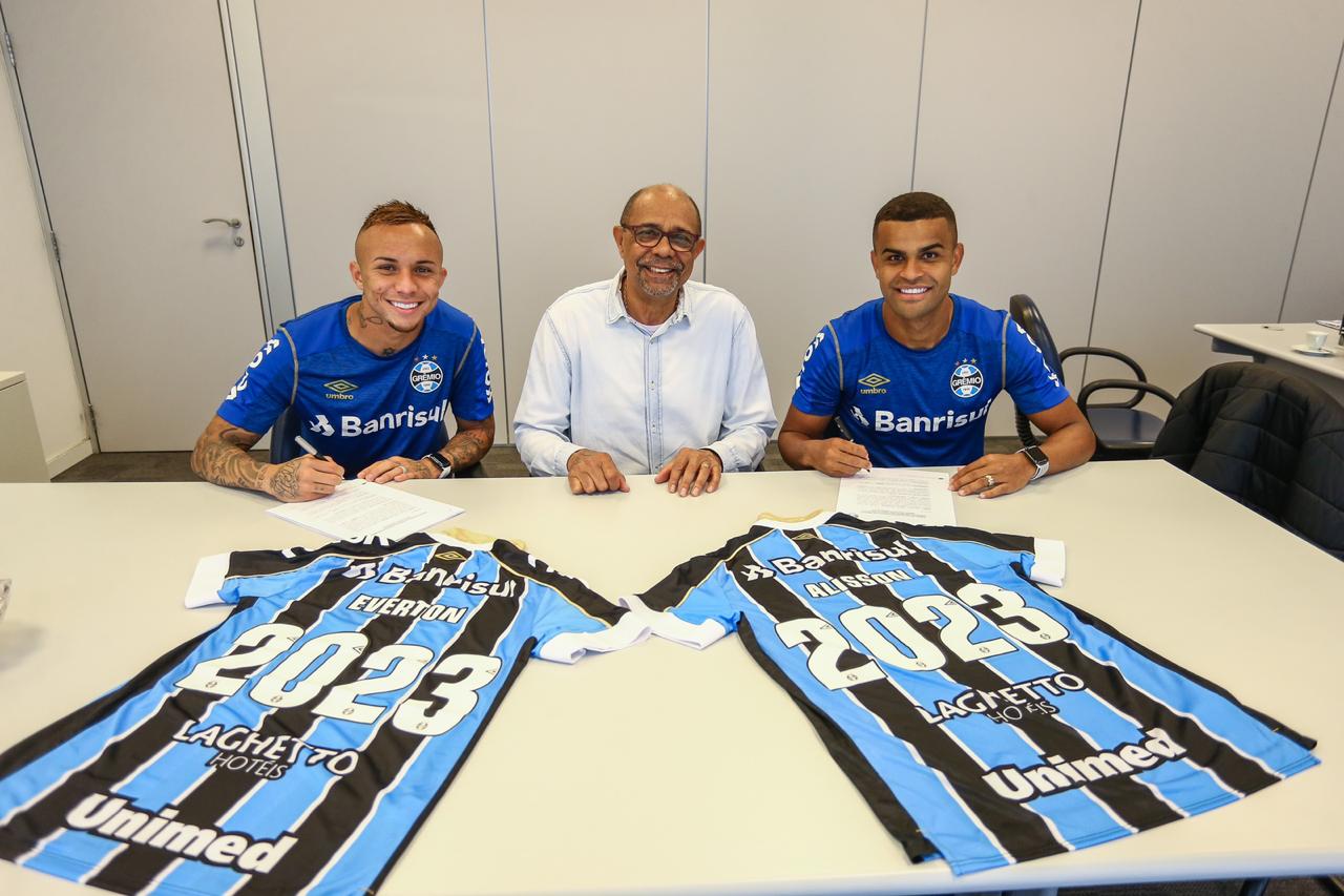 GRÊMIO RENOVA CONTRATO DE EVERTON CEBOLINHA E ALISSON ATÉ O FINAL DE 2023 - News Rondônia