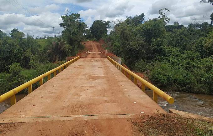 CONVÊNIO - Ponte sobre o rio Araras, em Primavera de Rondônia, é entregue aos moradores da região - News Rondônia
