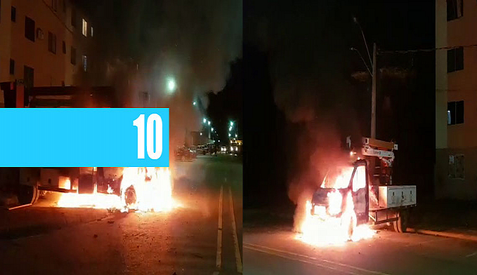 MEMBROS DE FACÇÃO CRIMINOSA COMETEM MAIS UM ATENDADO; CAMINHÃO DA EMDUR É INCENDIADO (VÍDEO) - News Rondônia