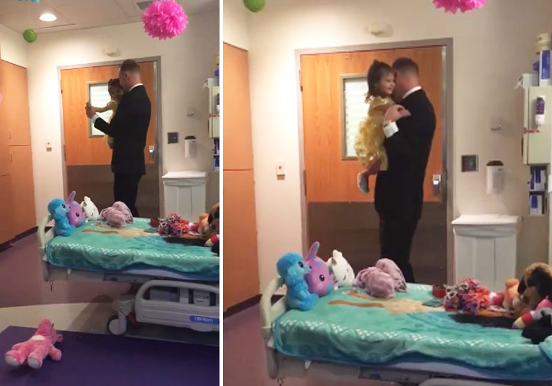 PAI VESTIDO DE PRÍNCIPE DANÇA COM FILHA COM CÂNCER NO HOSPITAL - VÍDEO - News Rondônia