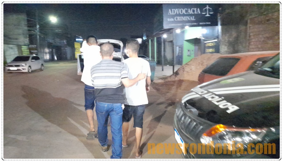Trio suspeito de furtos e tráfico de drogas é preso pelo Sevic do 2°DP - News Rondônia