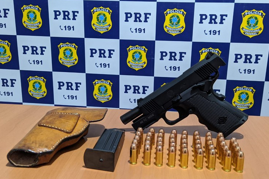 Em Rondônia, PRF apreende três armas de fogo no final de semana - News Rondônia