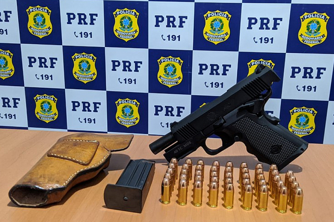 Em Rondônia, PRF apreende três armas de fogo no final de semana - News Rondônia