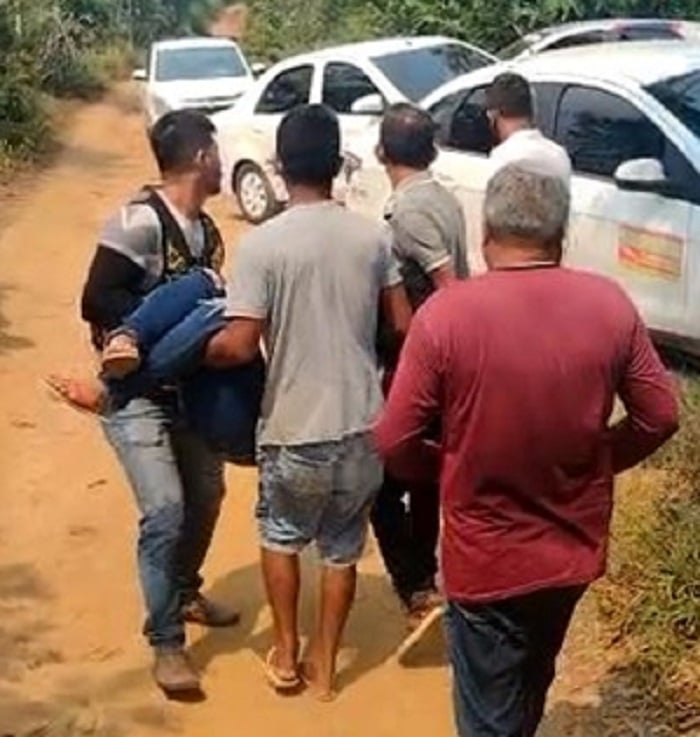 IMAGENS FORTES - Taxista suspeito de ser de facção é crivado de bala no AM - News Rondônia