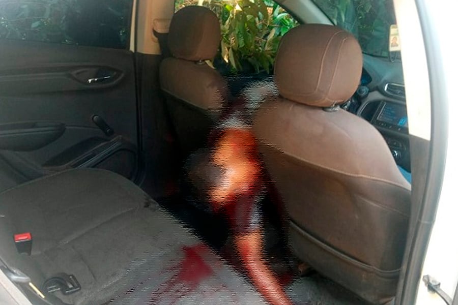 IMAGENS FORTES - Taxista suspeito de ser de facção é crivado de bala no AM - News Rondônia