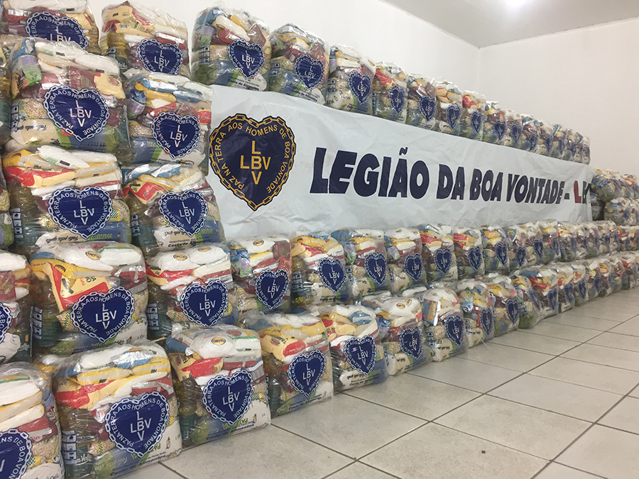 SOLIDARIEDADE DO POVO GARANTE COMIDA NA MESA DE FAMÍLIAS POBRES POR MEIO DA LBV EM PORTO VELHO - News Rondônia