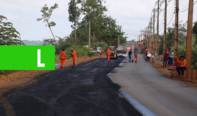 ASFALTO - Governo de Rondônia conclui dois quilômetros de asfalto da Estrada do Belmont em Porto Velho - News Rondônia