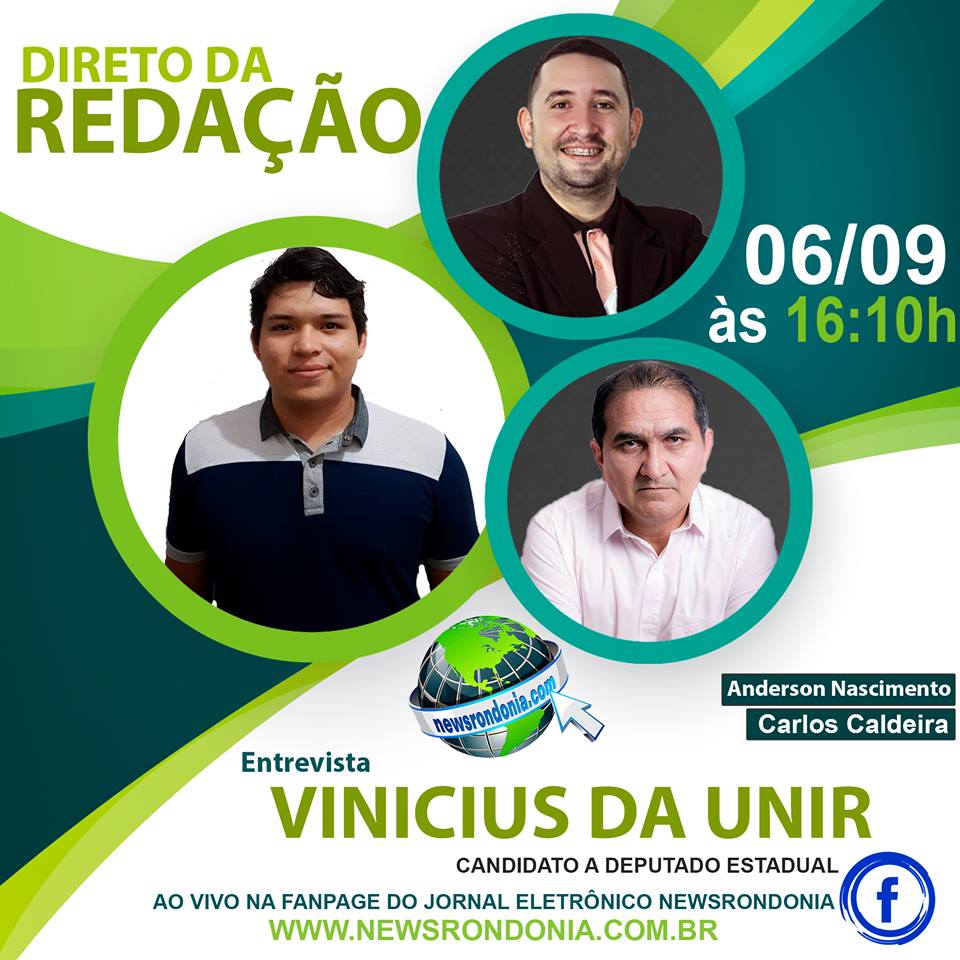 CONFIRA AS ENTREVISTAS DO DIRETO DA REDAÇÃO DE HOJE 06/09 - News Rondônia