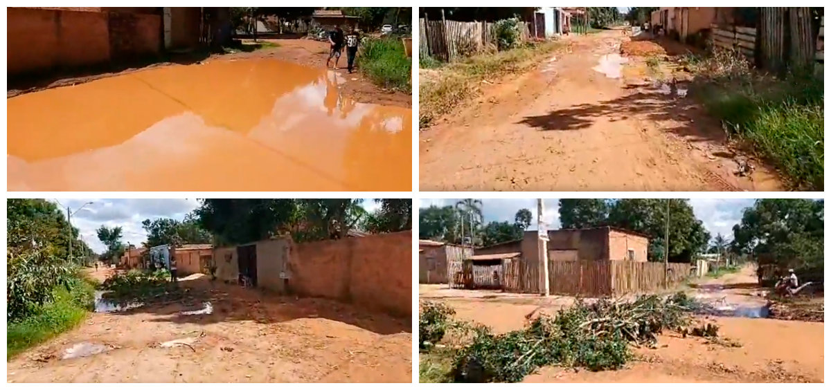 COM MEDO DO CAOS, MORADORES DO JARDIM SANTANA FECHAM ACESSO AO BAIRRO - News Rondônia