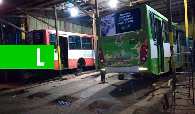 Ônibus apreendidos do Consórcio Sim foram depenados dentro da garagem na véspera da operação - News Rondônia
