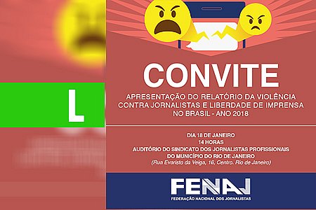 FENAJ LANÇA, NA SEXTA-FEIRA, SEU RELATÓRIO DA VIOLÊNCIA CONTRA JORNALISTAS - News Rondônia