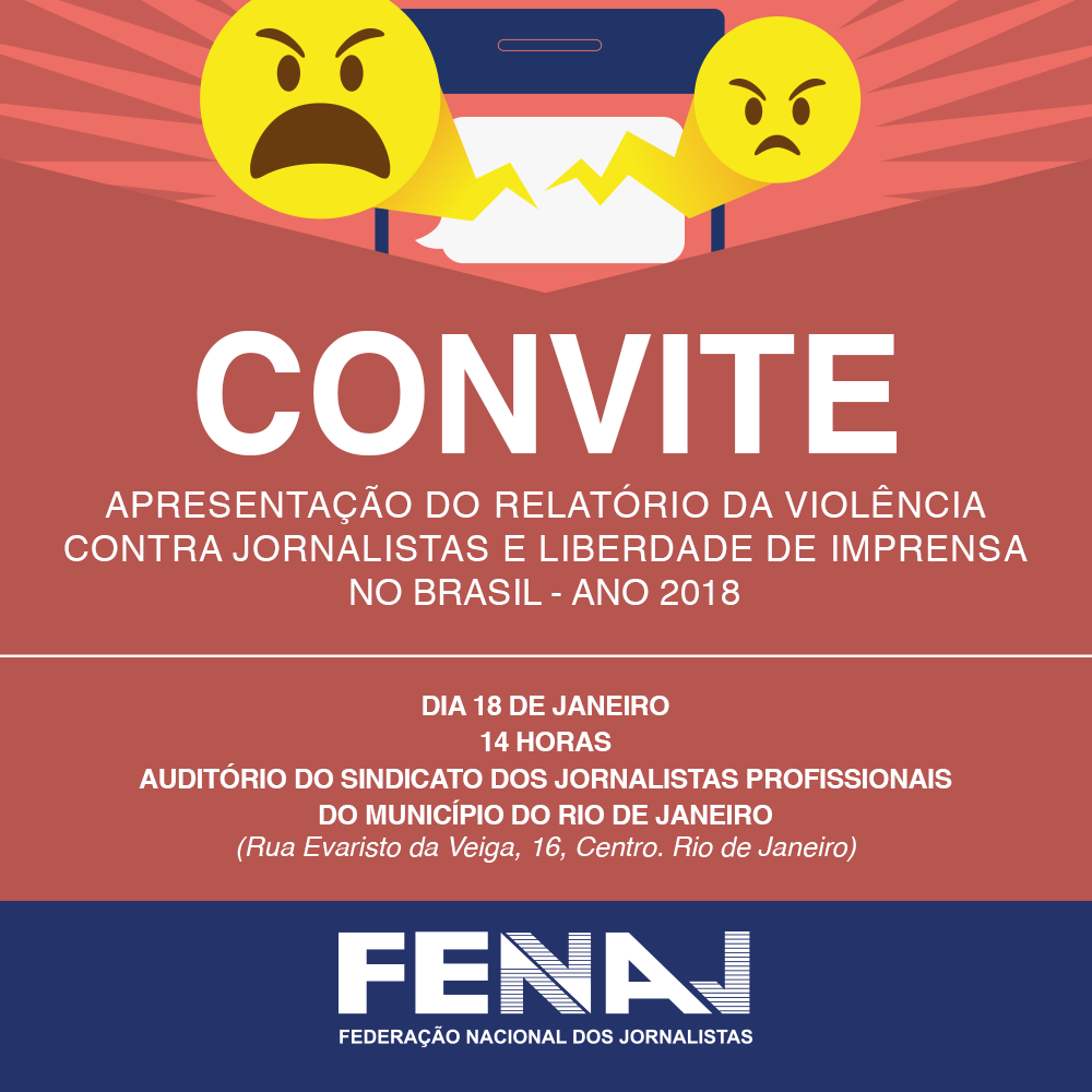 FENAJ LANÇA, NA SEXTA-FEIRA, SEU RELATÓRIO DA VIOLÊNCIA CONTRA JORNALISTAS - News Rondônia