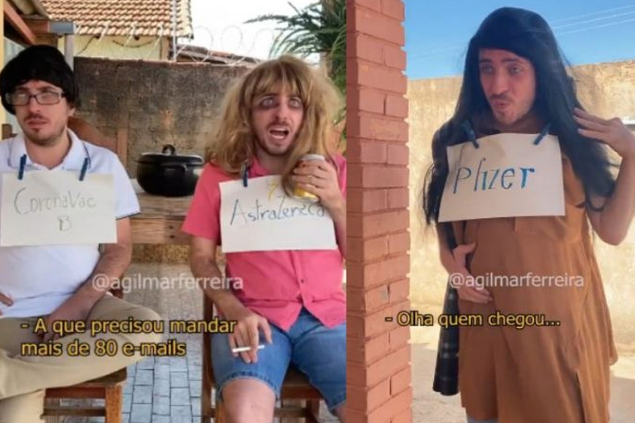 Paródia de vacinas brigando pra ver qual é a melhor diverte as redes - News Rondônia