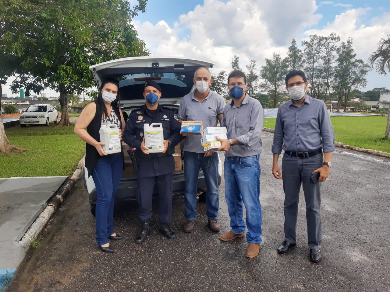 CORONAVÍRUS: JUDICIÁRIO DOA EPIS PARA POLICIAIS E BOMBEIROS EM JI-PARANÁ - News Rondônia
