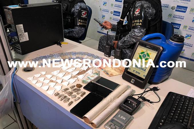 BOCA DE FUMO: Força tática prende bando vendendo drogas no bairro Conceição em Porto Velho - News Rondônia