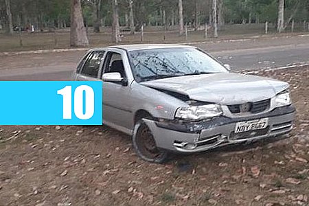 VEÍCULO DERRUBA MURO NO PARQUE CIRCUITO - News Rondônia