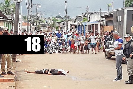HOMEM É EXECUTADO COM CERCA DE 10 TIROS NA FRENTE DA ESPOSA EM RIO BRANCO - News Rondônia