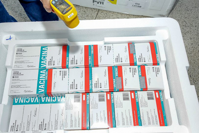 Rondônia recebe do Ministério da Saúde mais 26.250 doses de vacina contra a covid-19 - News Rondônia