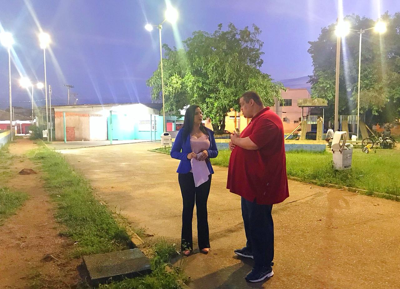 POLIESPORTIVO DO COHAB É ILUMINADO APÓS SOLICITAÇÃO DA VEREADORA CRISTIANE LOPES - News Rondônia