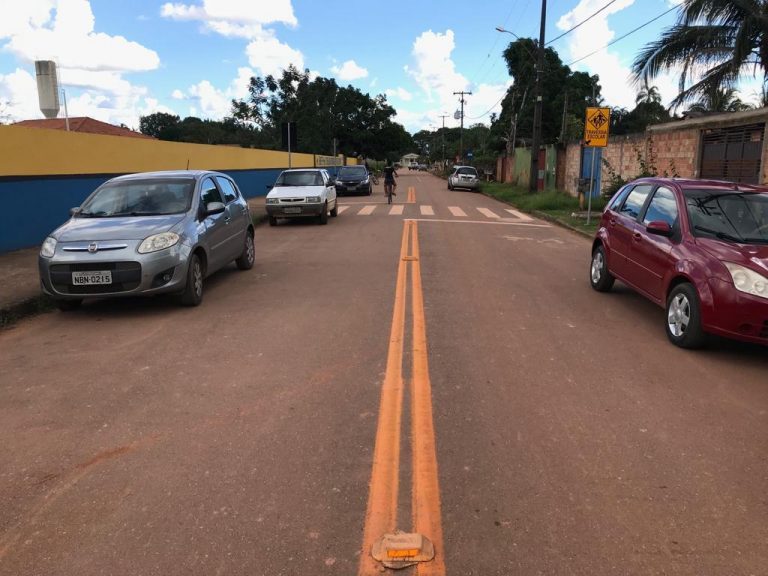 BAIRRO RONALDO ARAGÃO: VEREADORA ADA DANTAS BOABAID TEM PEDIDO ATENDIDO DE FAIXA DE PEDESTRE E REDUTOR DE VELOCIDADE EM FRENTE À ESCOLAS - News Rondônia