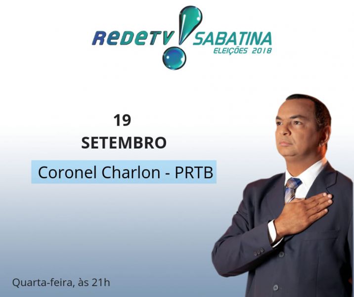 CORONEL CHARLON SERÁ O PRIMEIRO PARTICIPANTE DA SABATINA - News Rondônia