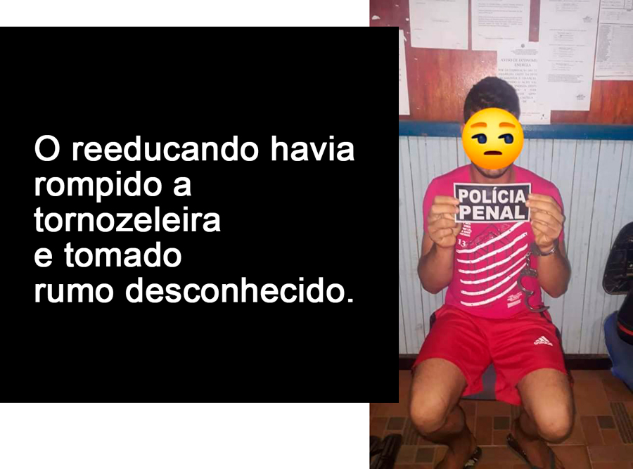 POLÍCIA PENAL DO ACRE RECAPTURA MONITORADO EVADIDO EM NOVA CALIFÓRNIA/RO - News Rondônia