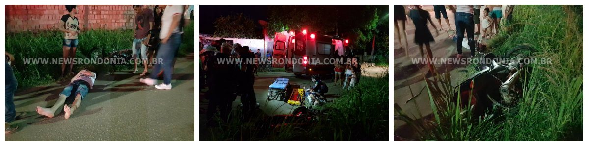 ACIDENTE ENTRE ÔNIBUS E MOTO DEIXA UMA PESSOA FERIDA NO BAIRRO AREIA BRANCA - News Rondônia