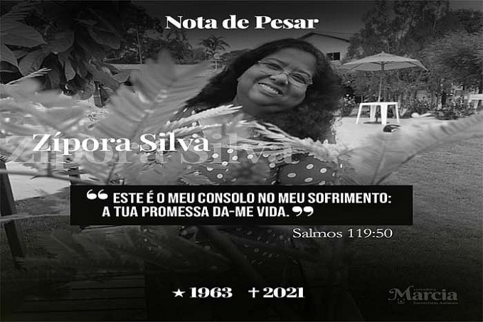 Nota de Pesar da vereadora Márcia Socorristas Animais pelo falecimento da senhora Zípora Silva - News Rondônia