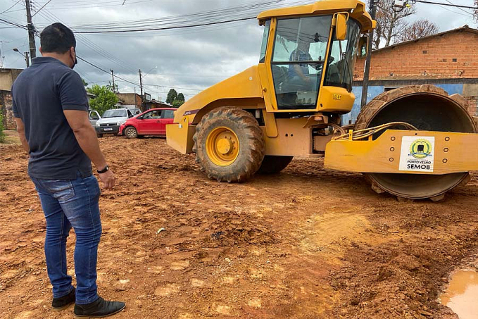 Semob realiza serviços no Bairro Cohab a pedido do vereador Edimilson Dourado - News Rondônia