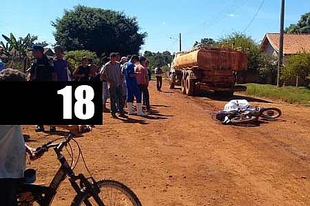 ADOLESCENTE MORRE APÓS COLIDIR VIOLENTAMENTE EM CAMINHÃO DA PREFEITURA - News Rondônia