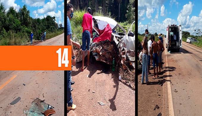 URGENTE: COLISÃO ENTRE CARRO DE PASSEIO E CARRETA NA BR 364 DEIXA UM MORTO E OUTRO EM ESTADO GRAVE - News Rondônia