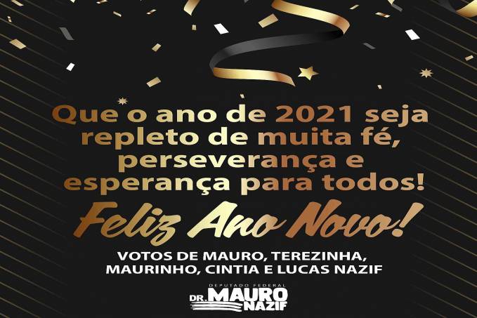 FELIZ ANO NOVO: MENSAGEM DO DEP. DR MAURO E FAMÍLIA - News Rondônia