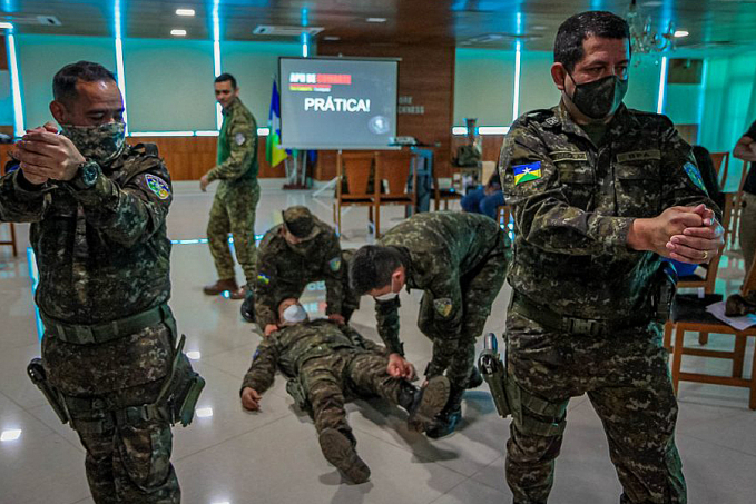 Governo de Rondônia realiza treinamento de Atendimento Pré-Hospitalar para policiais militares - News Rondônia