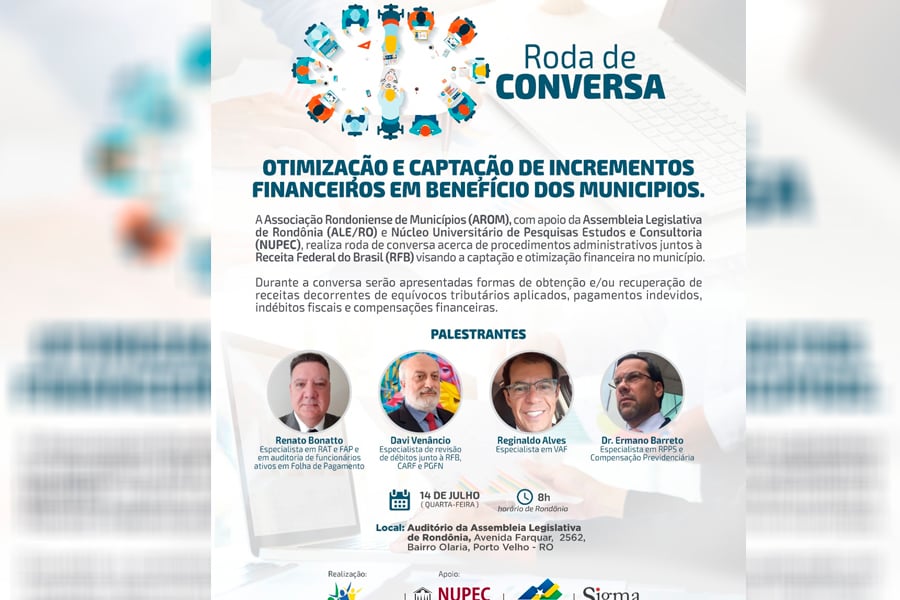 AROM promove roda de conversa sobre otimização e captação de incrementos financeiros em benefícios dos municípios - News Rondônia