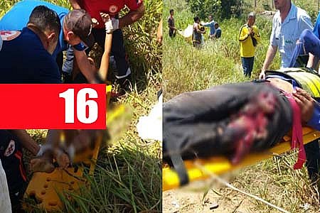 ACIDENTE DEIXA MOTOTAXISTA E PASSAGEIRA GRAVEMENTE FERIDOS NA BR-364 - IMAGENS FORTES - News Rondônia